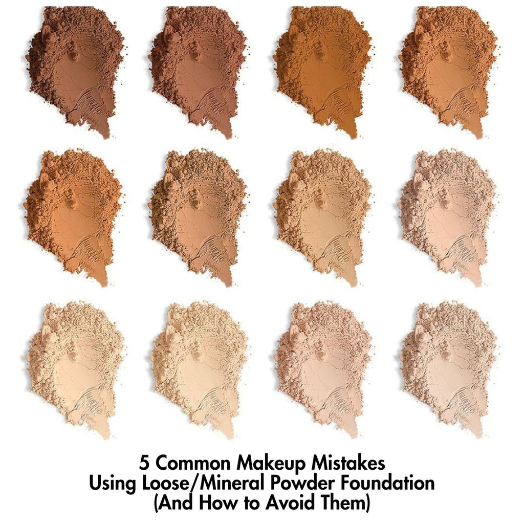 5 Common Makeup Mistakes Using Loose Powder Foundation (And How to Avoid Them)